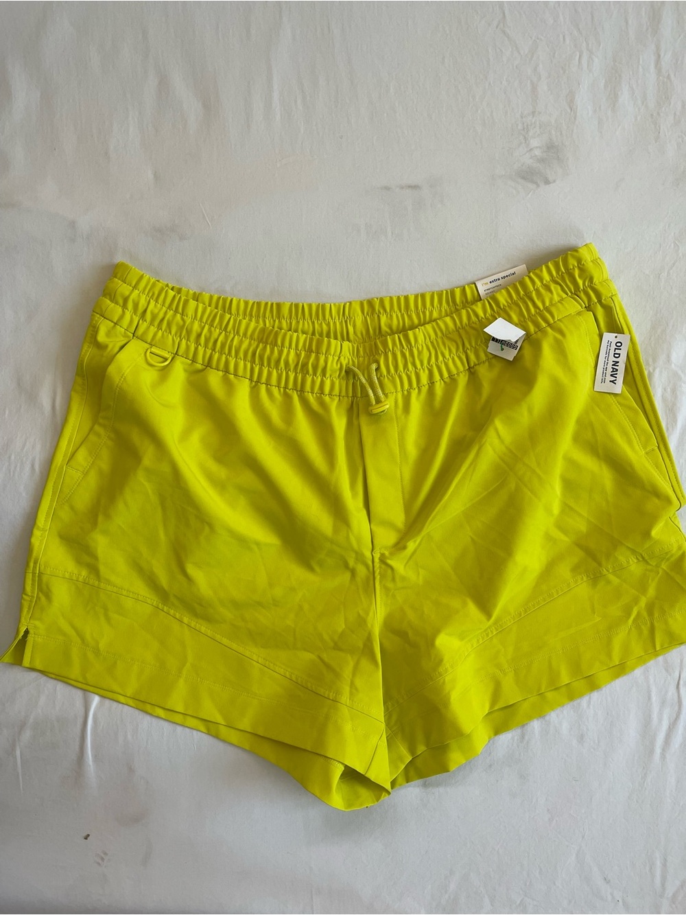 Old Navy Women's Neon Lime Athletic Shorts